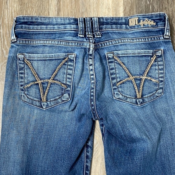 Kut From The Kloth Catherine Boyfriend Denim Crop Blue Casual Jeans Size 0 - Picture 6 of 8